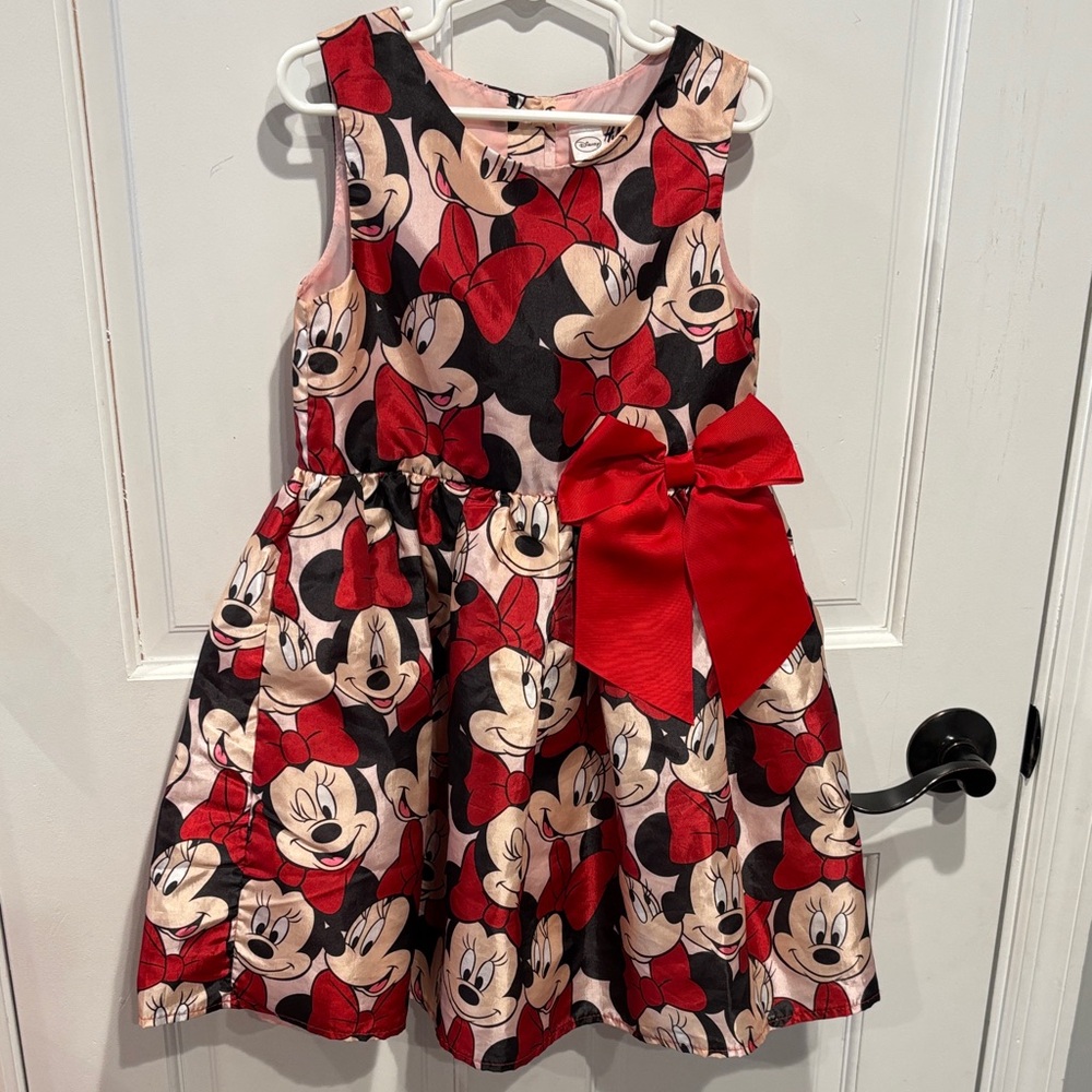 H&M Minnie Mouse Red and Black Dress